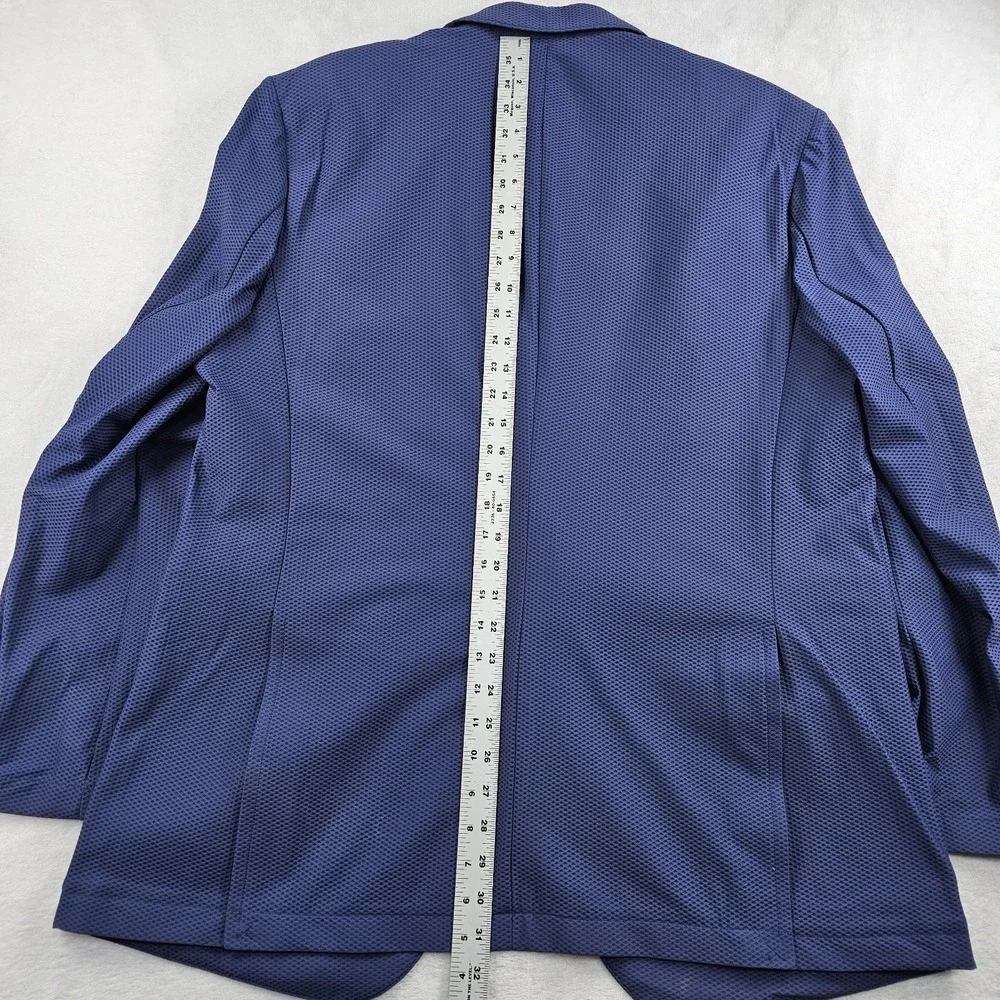 NEW Twillory AIR Blazer Mens 48L Tailored Fit Fit:T Ventilated Unstructured Blue